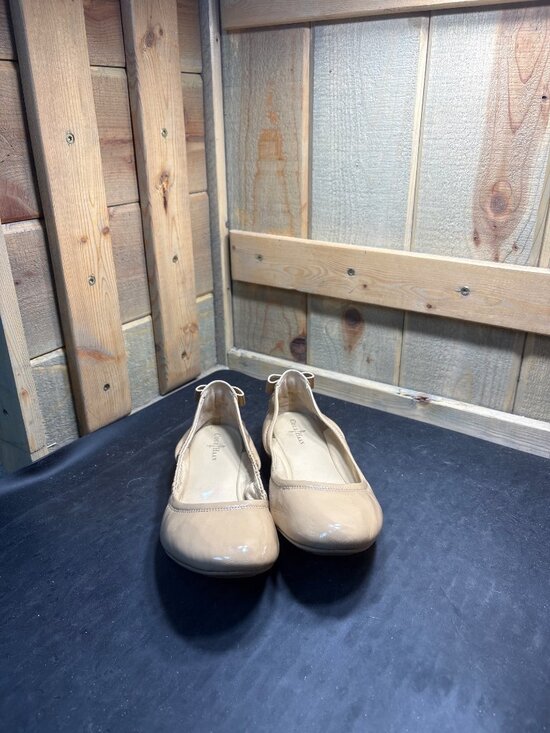 Cole Haan Shoes - Cole Haan Womens Shoes Code D41381 Beige Patent Leather Flats US 8.5B, EU 39